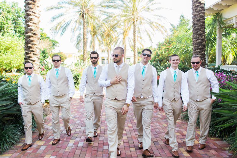 khaki wedding